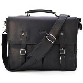 Купить - Черный мужской портфель из натуральной кожи RA-3960-4lx TARWA, фото , характеристики, отзывы