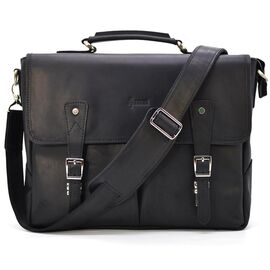 Купити Черный мужской портфель из натуральной кожи RA-3960-4lx TARWA, image , характеристики, відгуки