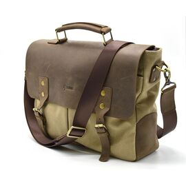 Придбати Мужская сумка из парусины  с кожаными вставками RCs-3960-4lx бренда TARWA, image , характеристики, відгуки