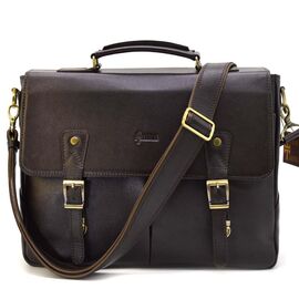 Купить Деловой мужской портфель из натуральной кожи RDС-3960-4lx TARWA темно-коричневый, фото , характеристики, отзывы