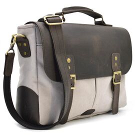 Купить Мужская сумка-портфель из канвас и кожи RGj-3960-3md TARWA, фото , характеристики, отзывы
