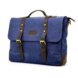 Придбати Мужская сумка-портфель из парусины и кожи RKc-0001-4lx TARWA, image , характеристики, відгуки