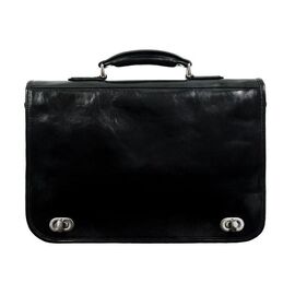 Купить Кожаный портфель для ноутбука - Illusions - коричневый Time Resistance 5205401, фото , характеристики, отзывы
