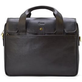 Купить Кожаная сумка-портфель для ноутбука GC-1812-4lx от TARWA коричневая, фото , характеристики, отзывы