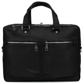 Купить Мужская кожаная деловая сумка черная RA-4664-4lx TARWA на два отделения, фото , характеристики, отзывы