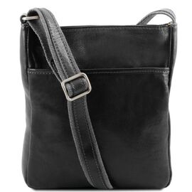 Придбати JASON - Мужская кожаная сумка через плечо Tuscany Leather TL141300 (Черный), image , характеристики, відгуки