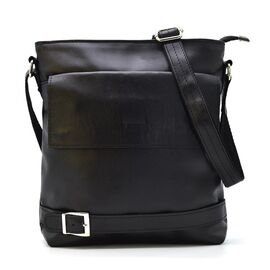 Купить - Кожаная мужская сумка через плечо черная TARWA GA-0040-3md, фото , характеристики, отзывы