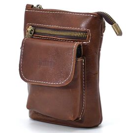 Купить Маленькая мужская сумка на пояс, через плечо, на джинсы коньяк TARWA GB-1350-3md, фото , характеристики, отзывы