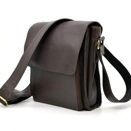 Придбати Чоловіча шкіряна сумка через плече GC-3027-4lx бренду TARWA, image , характеристики, відгуки