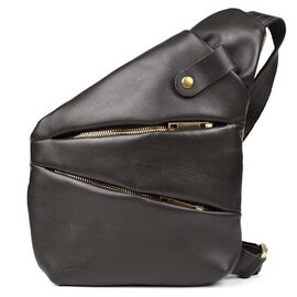 Придбати Мужская сумка-слинг через плечо микс канваса и кожи TARWA GCC-6402-3md, image , характеристики, відгуки