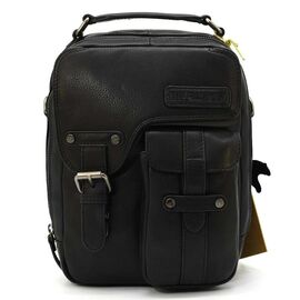Придбати Фирменная мужская сумка кросс-боди, цвет черный, Hill&Burry HB3060A, image , характеристики, відгуки