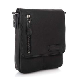 Купить - Мужская сумка через плечо Hill Burry 3069Asmall черная, фото , характеристики, отзывы