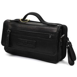 Купить - Мужская сумка барсетка с ручкой Hill Burry HB3351A черная, фото , характеристики, отзывы