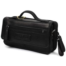 Купить Мужская сумка барсетка с ручкой Hill Burry HB3351A черная, фото , характеристики, отзывы