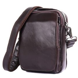 Придбати Маленька чоловіча сумочка JD1012Q John McDee з натуральної телячої шкіри, image , характеристики, відгуки