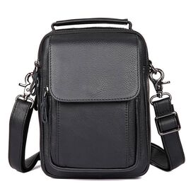 Придбати Мужская кожаная сумка через плечо JD1032А, от бренда John McDee, image , характеристики, відгуки
