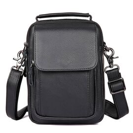 Купить Мужская кожаная сумка через плечо JD1032А, от бренда John McDee, фото , характеристики, отзывы