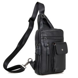 Купить - Мужская кожаная сумка слинг через плечо JD4006A, фото , характеристики, отзывы
