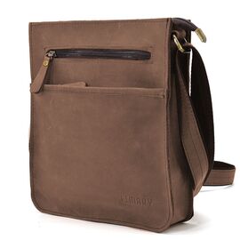 Купить Кожаная мужская сумка через плечо LIMARY Lim-130RC коричневая, фото , характеристики, отзывы