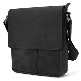 Купить - Небольшая мужская сумка через плечо кожаная Limary lim-354RA черная, фото , характеристики, отзывы