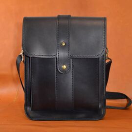 Купить Кожаная сумка через плечо с клапаном Limary lim0123ra черная, фото , характеристики, отзывы
