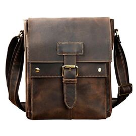 Придбати - Мужская сумка через плечо коричневая Bexhill ON8571-3, image , характеристики, відгуки