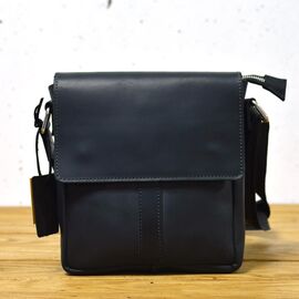 Купить - Кожаная мужская сумка через плечо черная TARWA RA-5472-4sa, фото , характеристики, отзывы