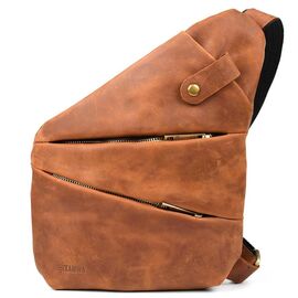 Придбати Мужская сумка-слинг через плечо микс канваса и кожи TARWA RBC-6402-3md, image , характеристики, відгуки