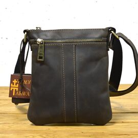 Купить - Небольшая мужская сумка через плечо TARWA RC-5470-4sa коричневая, фото , характеристики, отзывы