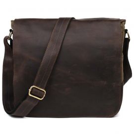 Купить Сумка через плечо размера А4 из парусины и кожи RCh-6601-3md TARWA, фото , характеристики, отзывы