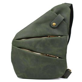 Придбати Мужская сумка-слинг через плечо микс канваса и кожи TARWA REE-6402-3md, image , характеристики, відгуки