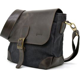 Купить - Компактная сумка через плечо из ткани канваc и кожи RGc-1309-4lx TARWA, фото , характеристики, отзывы