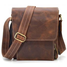 Придбати Кожаная сумка-планшет через плечо RYw-3027-4lx бренда TARWA терракот, image , характеристики, відгуки