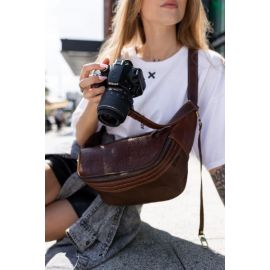 Купить Сумка бананка для фотоаппарата кожаная TARWA GB-1313-4lx терракот, фото , характеристики, отзывы