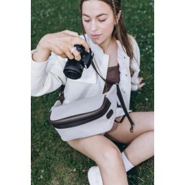 Придбати Сумка бананка для фотоаппарата кожа и канвас TARWA RCj-1313-4lx, image , характеристики, відгуки