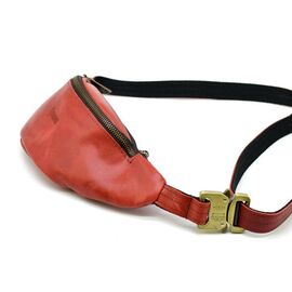 Придбати Красная напоясная маленькая сумка из натуральной кожи TARWA RR-3034-3md, image , характеристики, відгуки
