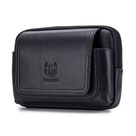 Купить - Напоясная сумка-чехол для смартфона T1347A Bull из натуральной кожи, фото , характеристики, отзывы