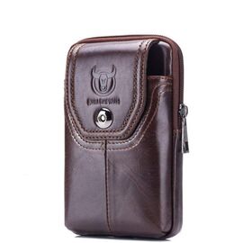 Придбати - Напоясний сумка-чохол для смартфона T1398 Bull з натуральної шкіри, image , характеристики, відгуки