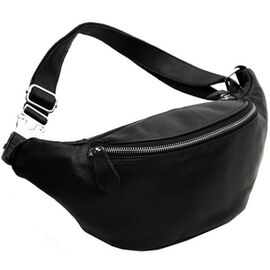 Купить - Стильная кожаная сумка на пояс, черная, Tiding 3036, фото , характеристики, отзывы