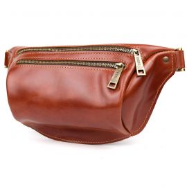 Придбати Напоясная сумка бананка в размере М TARWA GBalc-3105-3lx 3 отделения коньячная, image , характеристики, відгуки