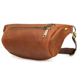 Придбати Напоясная сумка бананка в размере L TARWA RB-3106-2lx коньячная 2 отделения, image , характеристики, відгуки