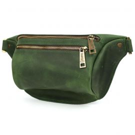 Придбати Напоясная сумка бананка в размере М TARWA RE-3105-2lx зеленая 2 отделения, image , характеристики, відгуки