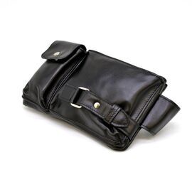 Придбати - Шкіряна сумка на пояс GA-8135-3md, чорна, бренд Tarwa, image , характеристики, відгуки