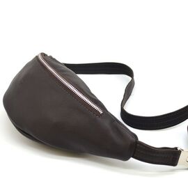 Купить Поясная кожаная сумка средняя с фастексом, коричневая кожа TARWA FC-3005-4lx, фото , характеристики, отзывы