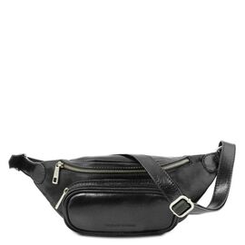 Придбати Напоясная кожаная сумка TL141797 TUSCANY LEATHER (Черный), image , характеристики, відгуки