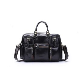 Придбати - Стильна шкіряна сумка, колір чорний, Bexhill 7028A, image , характеристики, відгуки