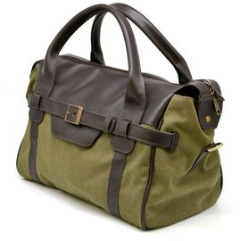 Купить - Дорожная комбинированная (кожа+канвас) сумка GH-7079-3md бренда TARWA, фото , характеристики, отзывы