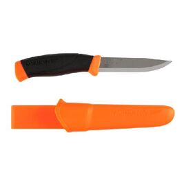 Придбати Ніж Morakniv Companion F Orange нержавіюча сталь прогумована рукоять з помаранчевими накладками, image , характеристики, відгуки