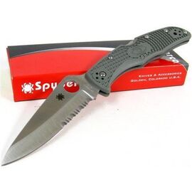 Купить Нож складной карманный /222 мм/VG-10/Back lock - Spyderco C10PSFG, фото , характеристики, отзывы
