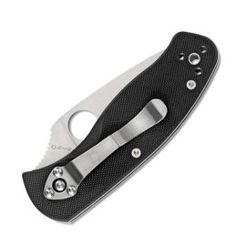 Купить - Нож складной карманный /173 мм/8Cr13Mov/Liner Lock - Spyderco C136GP, фото , характеристики, отзывы